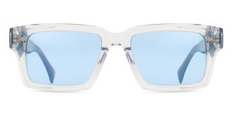 Arise Collective Square Full Rim Plastic Mens Prescription Sunglasses Clear Size 52 - Arise Collective