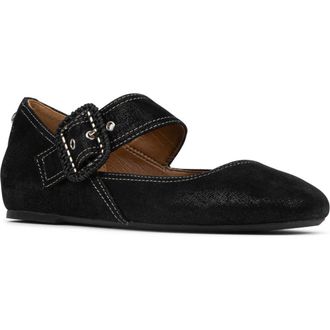 Donald J Pliner Lavana Buckle Ballet Flat in Black at Nordstrom Rack, Size 6