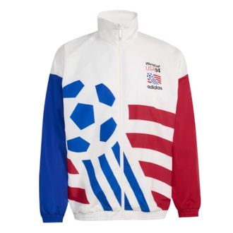 adidas USA 94 Woven Track Top - Heren - Trainingsjackets - Veelkleurig - M - Polyester - Fitness