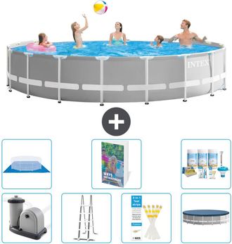 Intex Piscina Prism Frame Redonda - 549x122 Cm - 8-piezas S599