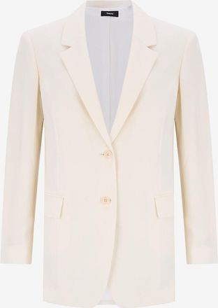 Theory Blazer aus Cr&ecirc;pe