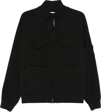 C.P. Company Medium Jacket - Heren - Vesten met rits - Zwart - XL - Polyester - Hoodies & sweatvesten
