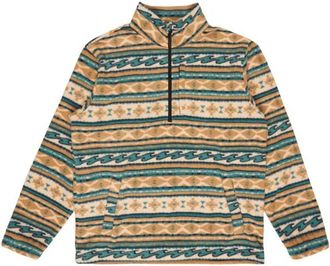 Billabong Boundary Mock Neck Fleecepullover f&uuml;r Herren | beige