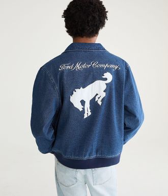 A&eacute;ropostale Ford Bronco Denim Jacket