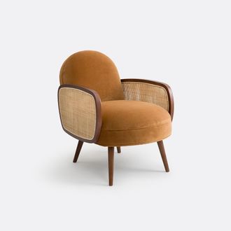 La Redoute Interieurs Fauteuil fluweel, Buisseau