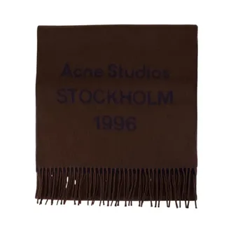 Acne Studios Sciarpa con frange - - Accessories - unisex - Marrone - ONE SIZE