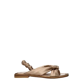 Stuart Weitzman Sandalen Frauen Leder Gold