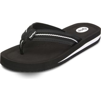 Floopi Molded Cushioned Flip Flop in Black at Nordstrom Rack, Size 10