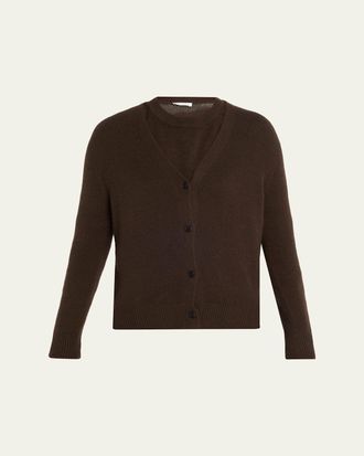 The Row Ovida Cashmere V-Neck Cardigan
