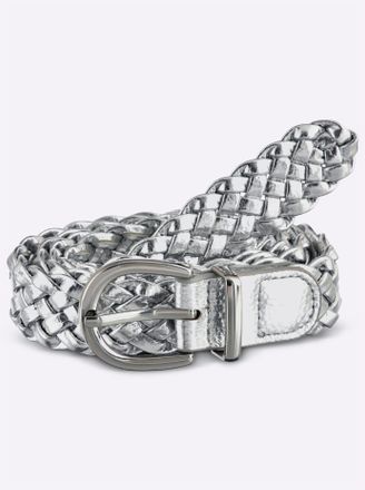 Heine Tailleng&uuml;rtel HEINE, Damen, silberfarben, G&uuml;rtel Tailleng&uuml;rtel