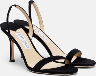 Jimmy Choo London Jenn suede slingback sandals