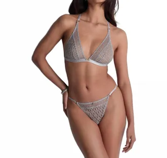 Aubade Stardust Dream Bralette Triangle In Cosmos Silver