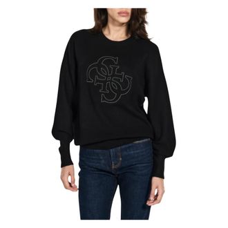 Guess Parker Sweater - Dames - Sweatshirts - Zwart - XS - Nylon - Hoodies & sweatvesten