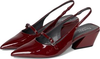Franco Sarto Galin Womens Shoes Oxblood Red Patent : 6.5 M, Faux Leather