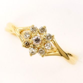 C&A Yellow Gold Yellow Gold (18K) Band Ring (Pre-Owned)