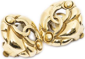 Chanel CC Clip On Earrings Oorbellen