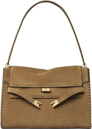 Tory Burch Tassen, Dames, Bruin, ONE Size, Leer, Womens Shoulder Bags Bags Brown Ss 26