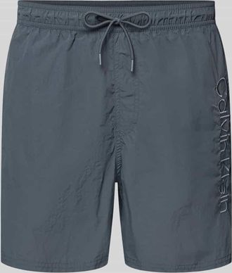 Calvin Klein Underwear Regular Fit Shorts mit Ges&auml;&szlig;tasche in Anthrazit, Gr&ouml;&szlig;e XXL
