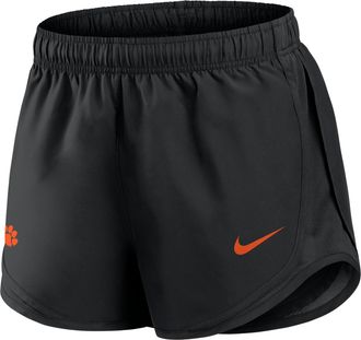 Nike Clemson Tempo Nike Womens Dri-FIT College Shorts in Black | 04PK00ACLN-FN8