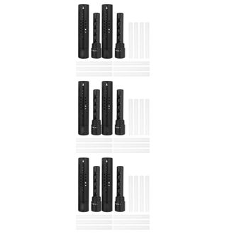 OEM Juego De 6 Clips Ambientadores De Aromaterapia, Color Negro