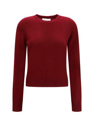 Lisa Yang Womens Cashmere Sweater Mable Deep Plum