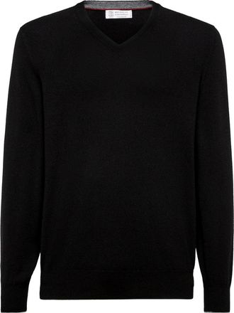 Brunello Cucinelli Cashmere sweater in Black at Nordstrom, Size 46 It