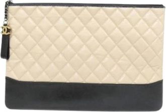 Chanel Borsa Vintage Pre-owned Pouch - - Pre-owned - Donna - Beige - ONE SIZE