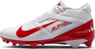 Nike Mens Alpha Menace 4 Pro Football Cleats in White | FD7037-102