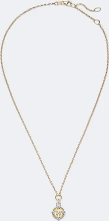 Foundrae Collana Reverie in oro 18kt con diamanti e topazi blu