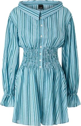 Pinko Striped Shirred Jumpsuit