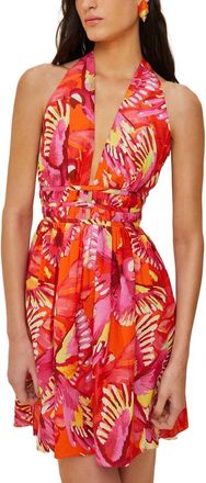 Farm Rio Farm Rio Flying Birds Mini Dress