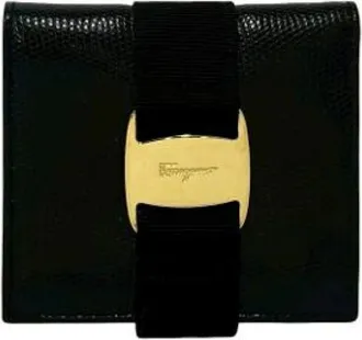 Ferragamo Pre-owned Wallets, female, Black, Size: ONE SIZE Pre-owned Wallet (bi-fold)