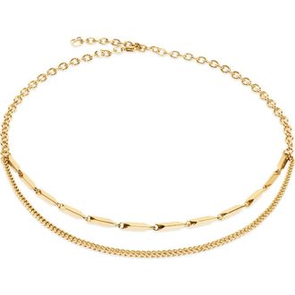 Coeur de Lion Twisted Layers Necklace in Gold at Nordstrom