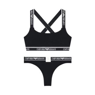 Emporio Armani Bikinis, female, Black, M, Ew001905Af15345
