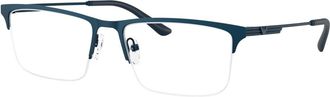 Emporio Armani Glasses, unisex, Blue, Size: 55 MM EA 1177