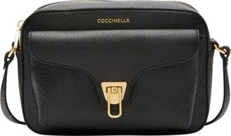 Coccinelle Tassen, Dames, Zwart, ONE Size, Leer, Beat Soft Crossbody Bag
