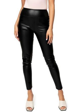 Gibsonlook Gigi Essential Faux Leather Leggings in Black at Nordstrom Rack, Size Xx-Large
