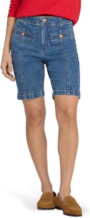 NYDJ Ella Patch Pocket Denim Shorts in Salton at Nordstrom, Size 12