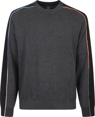 Paul Smith Jersey de cuello redondo - Knitwear - Hombre - Negro - XL