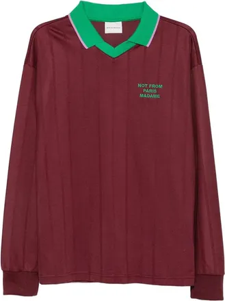 Dr&ocirc;le de Monsieur Slogan Polo Shirt
