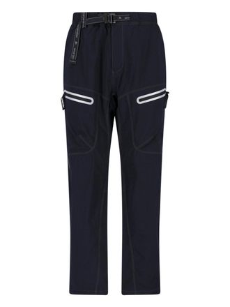 And Wander Black Water-Repellent Nylon Hike Elastic Trousers