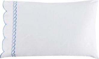 Melange Home Mélange Home 600 Thread Count Scallop Rope Embroidery Pillowcases