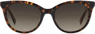 Kate Spade New York karlee 53mm gradient round sunglasses in Havana at Nordstrom