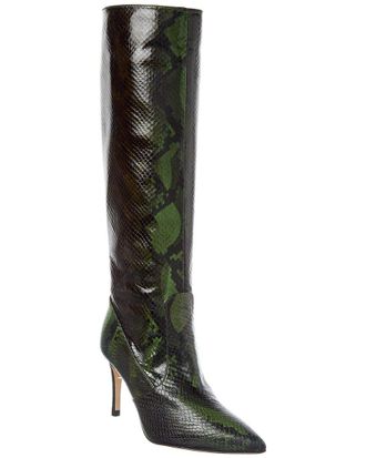 L'agence Lagence Lena Iii Knee High Croc Snake Boot