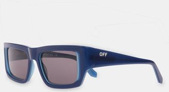 Off-white Mens Accessories Off White Off Prescott Sun in Blue Dark Grey - One Size