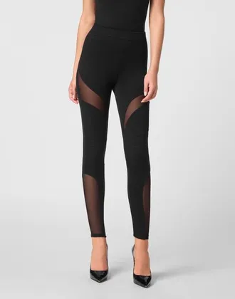 Philipp Plein Biker Leggings Women in Black at Nordstrom, Size Xx-Large