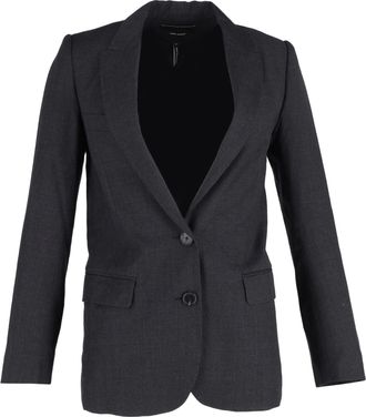 Isabel Marant Single-Breasted Blazer in Black Wool