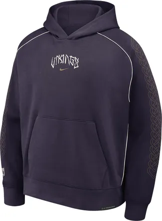 Nike Minnesota Vikings Rivalries Collection Air Nike Mens NFL Pullover Hoodie in Purple | 06AB0KTZ9M-ZWU