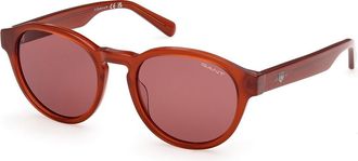 GANT GA00030 42J Mens Sunglasses Orange Size 53