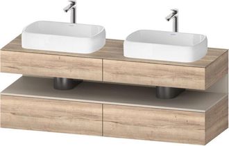 Duravit Qatego Consola Mueble Bajo Lavabo, 2 Extensiones, 2 - Duravit